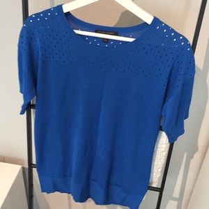 Banana Republic blue short sleeved sweater